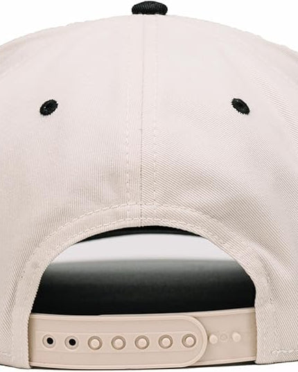 Nuthin Fancy Comus Snapback Hat, Everyday 5-Panel High Crown Canvas Trucker Hat for Men & Women