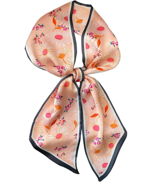 Dailyacc Hair Scarf for Women Fashion Silky Satin Headscarf Wrap Breathable Lightweight Neck Scarves For Handbag
