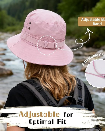 Cooling Sun Bucket Hat for Men Women Fishing Beach Safari Hats for Golf Hiking Hunting Outdoor UPF 50+