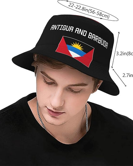 Funny Flag Bucket Hat for Men Women, Fisherman Hats Packable Fashion Sun Cap for Travel Outdoor Beach Boys Girls