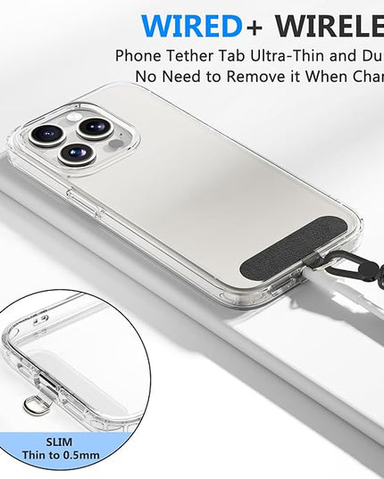 4 Pack Phone Lanyard & Wrist Strap, Cell Phone Lanyard for Around The Neck Adjustable Phone Strap for Most Smartphones