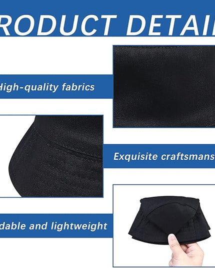 DASSNANE Sublimated Bucket Hats Bulk Solid Color DIY Blank Hat Bucket Hats for Men, Women and Adults