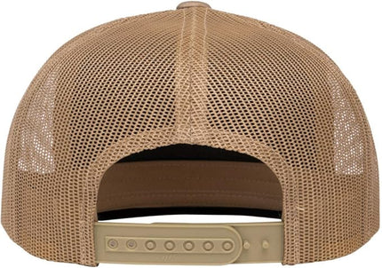Yupoong 5-Panel YP Classic Trucker Cap | High Profile Flat Visor Snapback | OSFM | Bulk Packs Available