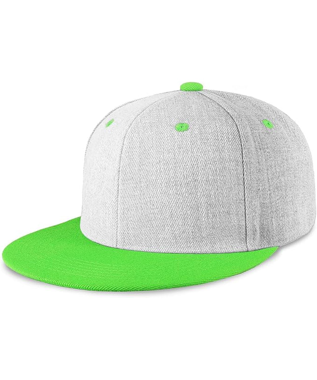CHOK.LIDS Flat Bill Visor Classic Snapback Hat Blank Adjustable Brim High Top End Trendy Color Style Plain Tone Baseball Cap