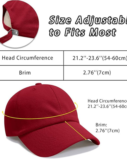 NPQQUAN Original Classic Low Profile Baseball Cap Golf Dad Hat Adjustable Cotton Hats Men Women Unconstructed Plain Cap