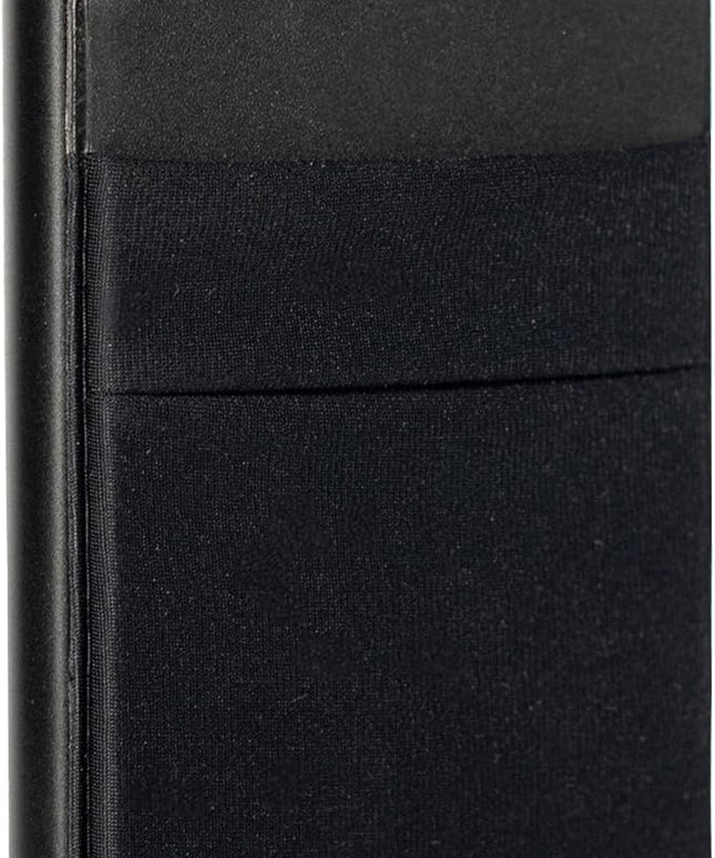 JENOSSCOM Jenoss Minimalist Credit Card Holder with Money Pocket Pop Up Wallet, Slide Pop Up Smart Wallet RFID Blocking, Slim Card Case Holds Up to 6-7 Cards Slot Organizers ID Clip (Black)