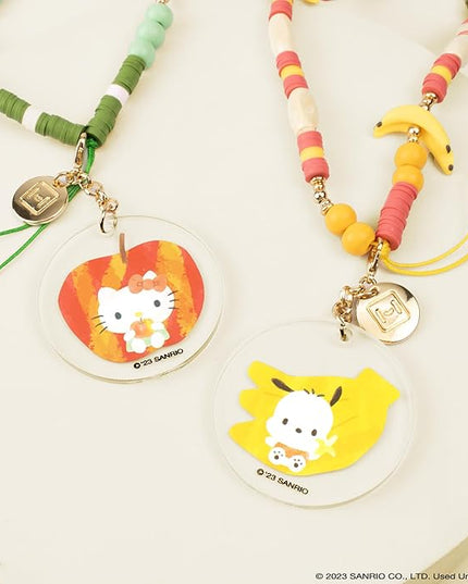 iFace Hello Kitty and Friends Beaded Wristlet Universal Phone Charm Strap - Cute Wrist Chain Lanyard Aesthetic Decor Strap for Cell Phone Camera Keys AirPods Keychains