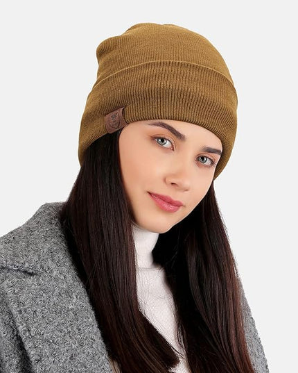 OZERO Winter Beanie Daily Hat - Thermal Polar Fleece Ski Stocking Skull Cap for Men and Women