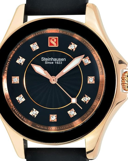 Steinhausen Arbon Collection Stainless Steel Silicone Interchangable Band Women's Watch