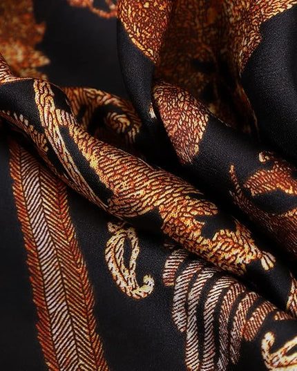 Fashion Scarves Scarf 100% Silk Feeling Scarf Silk Like Scarves Long Lightweight Sunscreen Shawls for Women