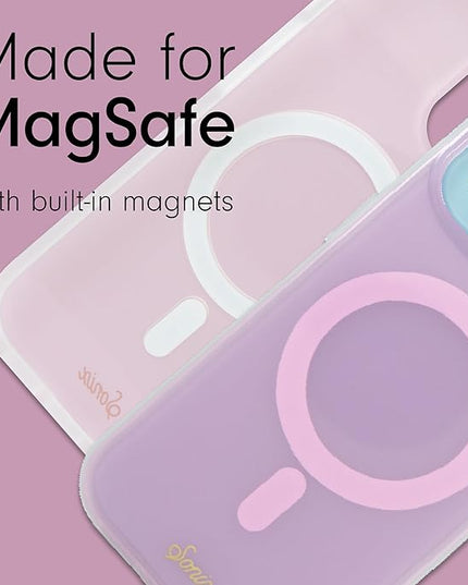 Sonix Protective Phone Case for iPhone 15, 14, 13 | Compatible with Magsafe | 10ft Drop Tested | Jelly Pink