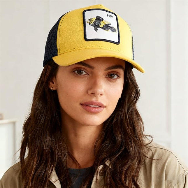 Classic Unisex Various Animal Series Embroidery Farm Adjustable Mesh Snapback Trucker Hat