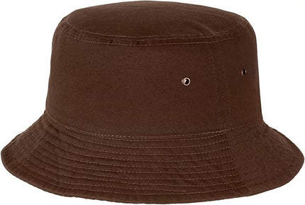 Falari Men Women Unisex Cotton Bucket Hat 100% Cotton Packable for Travel Fishing Hunting Summer Camp
