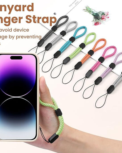 Hand Wrist Strap Lanyard, Adjustable Nylon Colorful for Mobile Phone, Camara, USB Flash Drive, ID Name Tag Badge