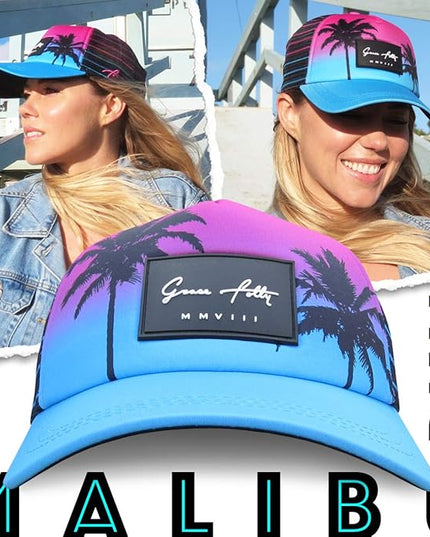 Grace Folly Foam Trucker Hat Snapback Mesh Baseball Cap for Men or Women