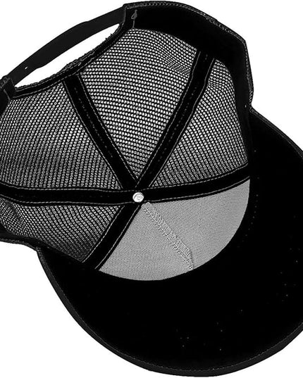 CLNXMT EMS Trucker Hat - Snapback Hat, Breathable Mesh Baseball Cap for Men Women