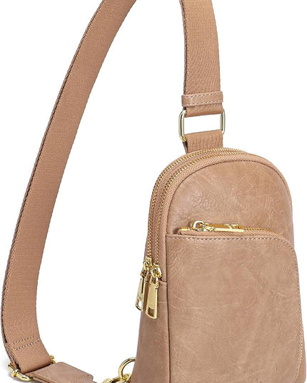 INICAT RFID Blocking Sling Bag Anti Theft Crossbody Bags Women Valentine's Day Gifts Travel Purses Vegan Leather