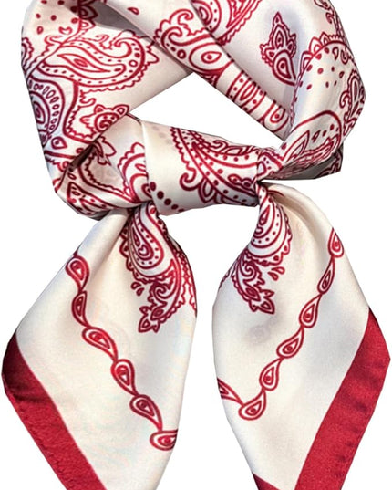 Satin Bandana Headscarf for Women Silky Hair Scarves for Fashion Lightweight