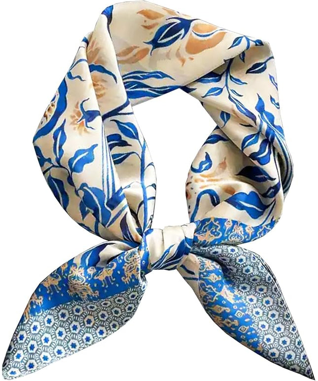 Neck Scarf For Womens Silky Head Scarves Hair Bandanas Square Scarf Fashion Accessories lightweight