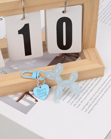 Balloon Dog Keychain Cute Bag Charm Handbag Purse Key Accessories