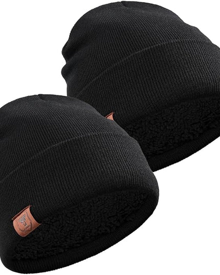 OZERO Winter Beanie Daily Hat - Thermal Polar Fleece Ski Stocking Skull Cap for Men and Women