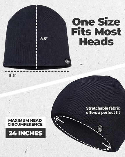Original Beanie Cap - Soft Knit Beanie Hat - Warm and Durable