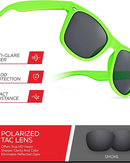 Retro Rewind Polarized Sunglasses for Men and Women - UV Protection Classic Sun Glasses