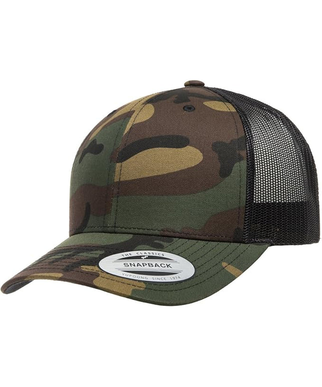 Yupoong Classic Premium Mesh 6 Panel Retro Trucker Cap | Mid Profile Snapback | OSFA | Bulk Pack Available