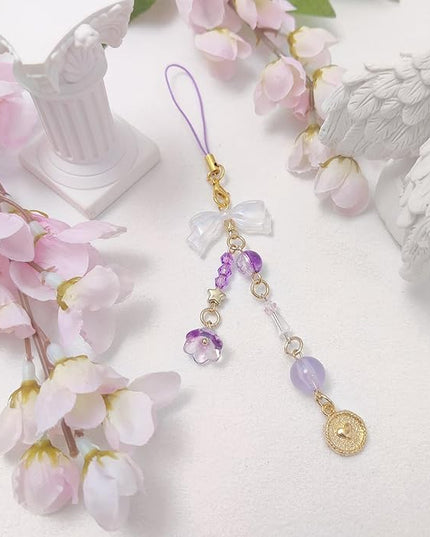 1-4PCS Cute Phone Charms Aesthetic Y2K Cell Phone Charms Strap Pink Strawberry Butterfly Star PhoneCharm Y2K Accessories for Bag Keychain Airpods Camera Pendants Decor
