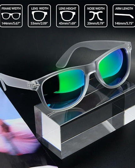 Joopin Square Sunglasses Polarized UV Protection Trendy Designer Sun Glasses Men Women