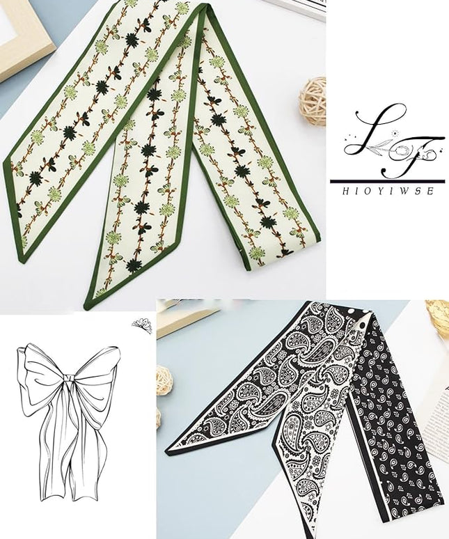 Purse Scarf Handbags For Women Skinny Hair Neck Accessories Scarves With Bag Scarfs Handle Fashion Lightweight