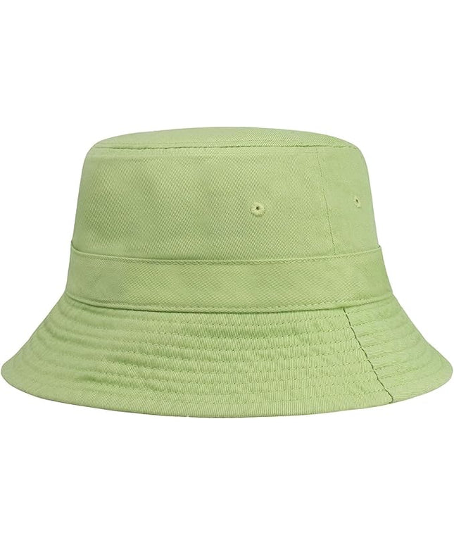 Hot Summer Bucket Hat - Trendy Cotton Sun Hat for Beach, Golf, Fishing - Fun Outdoor Vacation Boonie for Men and Women