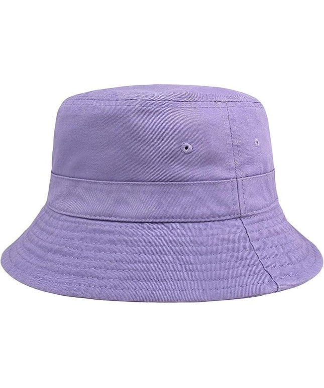 Hot Summer Bucket Hat - Trendy Cotton Sun Hat for Beach, Golf, Fishing - Fun Outdoor Vacation Boonie for Men and Women