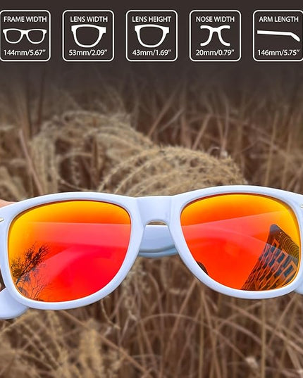 Joopin Square Sunglasses Polarized UV Protection Trendy Designer Sun Glasses Men Women