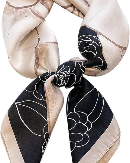 Satin Bandanas Head Scarf For Women Hair Scarves Accessories Lightweight Fashion Wrap Neck Silk Sleeping Headscarf