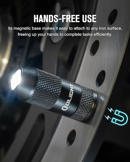 OLIGHT 2 Pack IMINI 2 EDC Rechargeable Keychain Flashlight, 50 Lumens Compact and Portable Mini LED Keyring Lights with Built-in Battery Ideal for Everyday Carry and Emergencies
