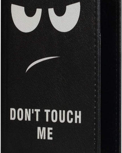 Passport Holder Cover Case PU Leather RFID Blocking Card Pockets Holder Cute Luggage Magnetic Wallet Passport Holder Case for travel Women Men, Don't Touch