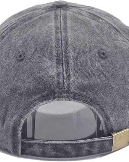 HH HOFNEN Men Women Washed Distressed Twill Cotton Baseball Cap Vintage Adjustable Dad Hat