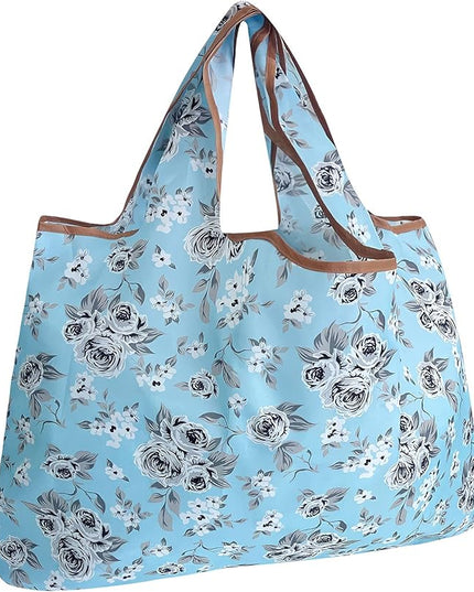 allydrew Large Foldable Tote Nylon Reusable Grocery Bags