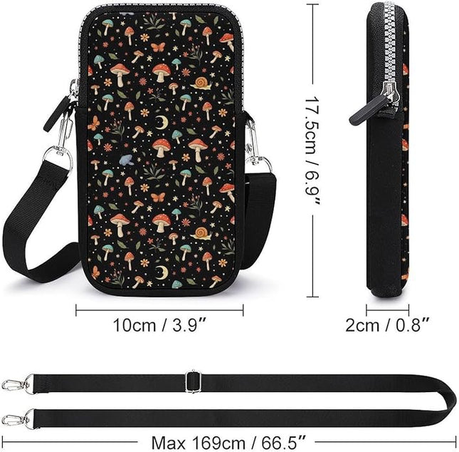 Small Crossbody Bags for Men, Cool Lightweight Sling Phone Pouch, Slim Cell Phone Purses