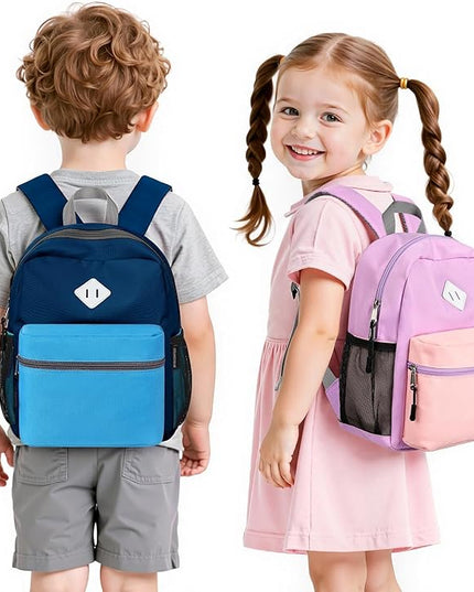 STEAMEDBUN Toddler Backpack Boy 2-4, Kids Backpack Boys, Preschool Daycare Travel Small- 12inch