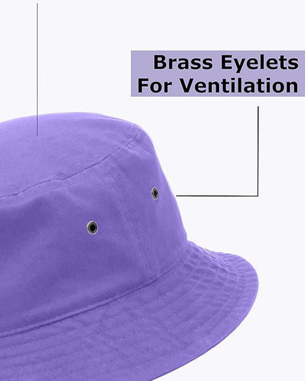 Utmost Bucket Hat 100% Cotton & Denim Lightweight Packable Outdoor Summer Beach Fishing Sun Hat