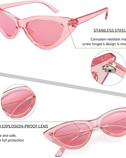 Joopin Polarized Cat Eye Sunglasses for Women Vintage Cateye Sun Glasses UV400 Protection