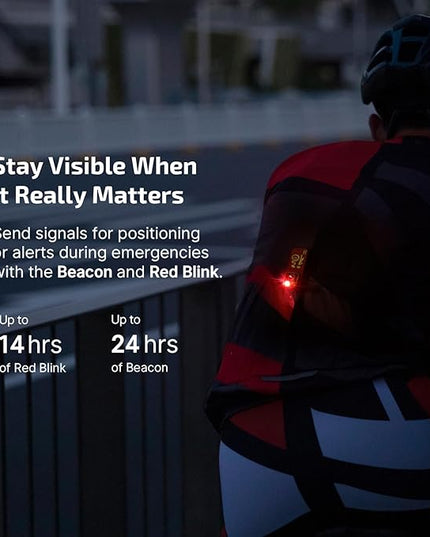 OLIGHT Oclip Pro EDC Flashlight Clip-on Light, Rechargeable 500 Lumens with Three Lighting Solutions Type-C Charging, Magnetic Flash Lights for Signaling, Cycling, Outdoor or Indoor Use(FS Red)