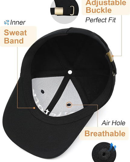 Custom4U Custom Hat Baseball Cap Adjustable Embroidered Mom Dad Hat for Men Women Gifts for New Parents Personalized Text S/L