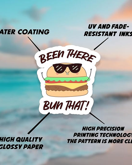 123 PCS Funny Pun Stickers for Adults, Hilarious Punny Gift for Laptop, Water Bottles, Decals for Scrapbooking Waterproof Vinyl