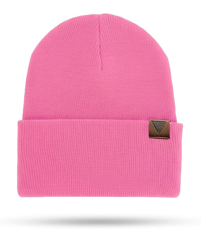 Urban Effort Beanie for Men Women – Warm Acrylic Unisex Knit Winter Hats for Men, Soft Stretch Fit, Classic Streetwear Style