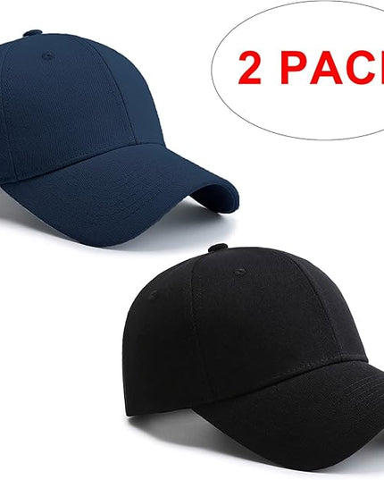 PFFY 2 Packs Baseball Cap Golf Dad Hat for Men and Women