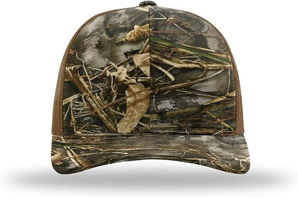 Richardson 112 Trucker Hat - Premium Adjustable Snapback Hat - Structured Six Panel Richardson Blank Caps