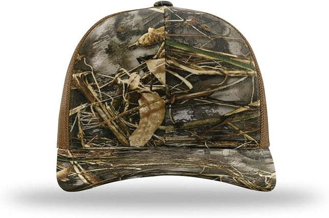 Richardson 112 Trucker Hat - Premium Adjustable Snapback Hat - Structured Six Panel Richardson Blank Caps